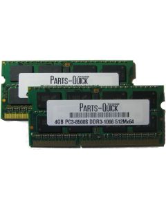 8GB 2X 4GB PC3-8500 1067MHz DDR3 APPLE RAM MEMORY SODIMM 204pin
